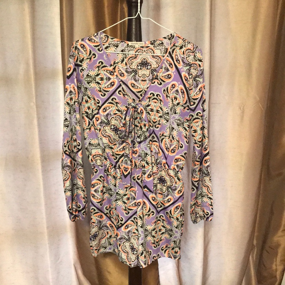 Long Sleeve/Short Romper